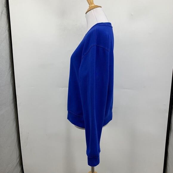 Fabletics Sweatshirt Womens M Medium Harbor Go To Classic Crew Neck Fleece Lined - Picture 3 of 12